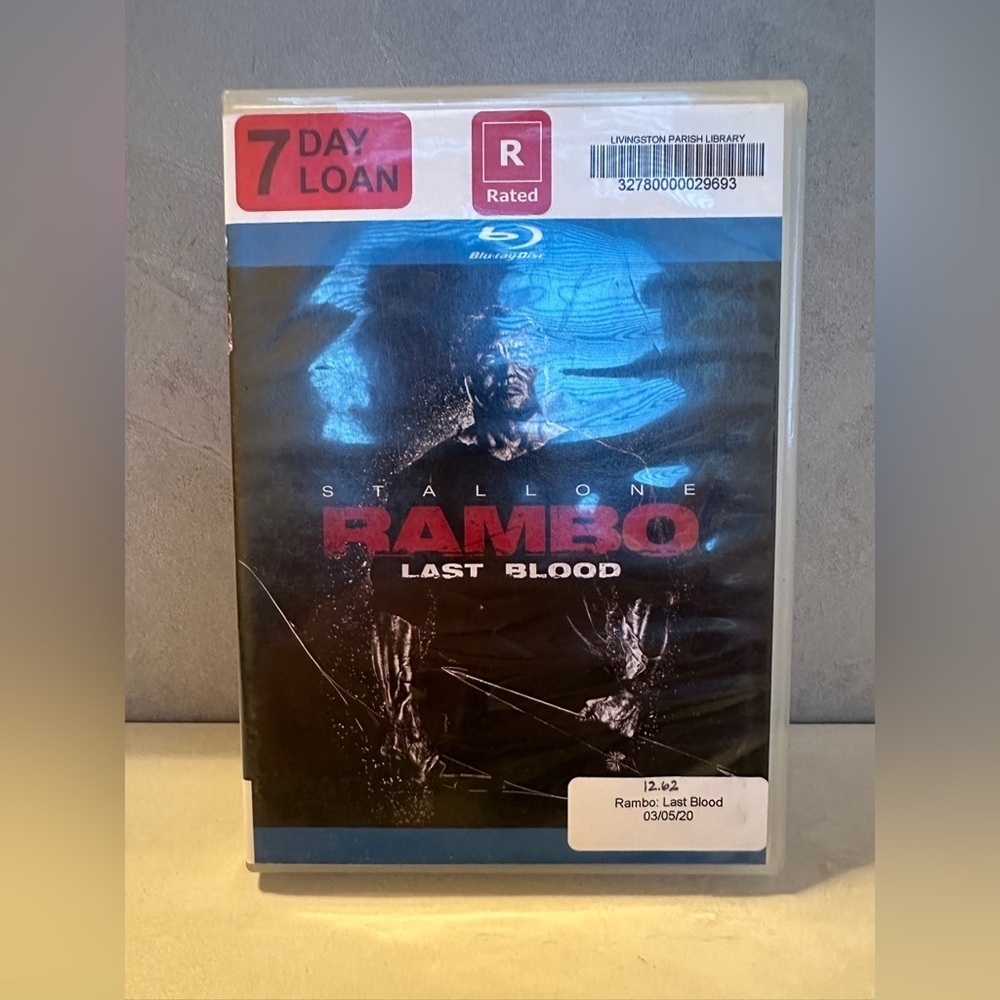 Rambo: Last Blood Blu-ray - Pre Owned